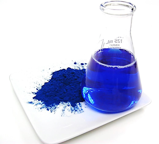 Natural Plant Pigment Colour Gardenia Jasminoides Ellis Extract E30-E100 Gardenia Blue Powder