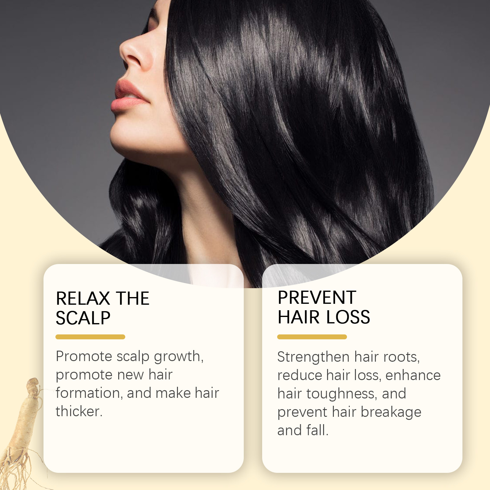 Smoothing Repair Plant Derived Hair Glossy Non Greasy Gentle Scalp Hair Repair Nourishing Plant Derived Hair Care Essential Oil