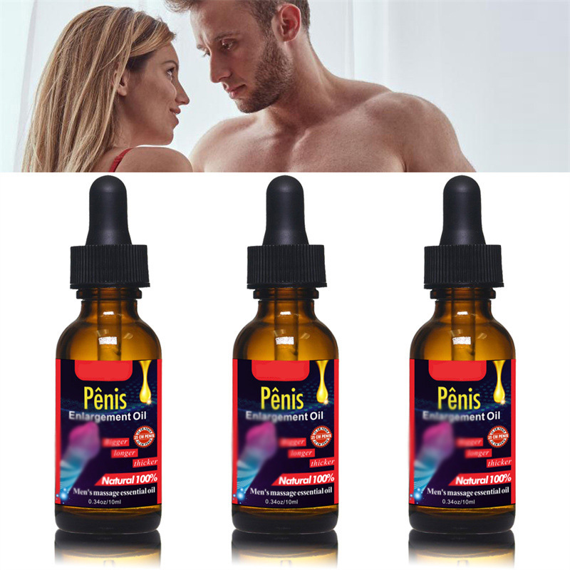 Natural Herbal XL Size Men's Pennis Oil Quick Results Pure Essential Oils Plant Extracts Hyaluronic Acid No Side