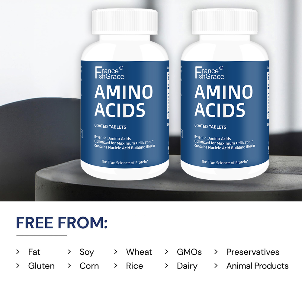 High Quality Aminos Acid Plant Extracts 60 Tablets for Adults Support for Workout Muscle Recovery Amino Acid Supplement