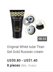 Original White tube Titan Gel