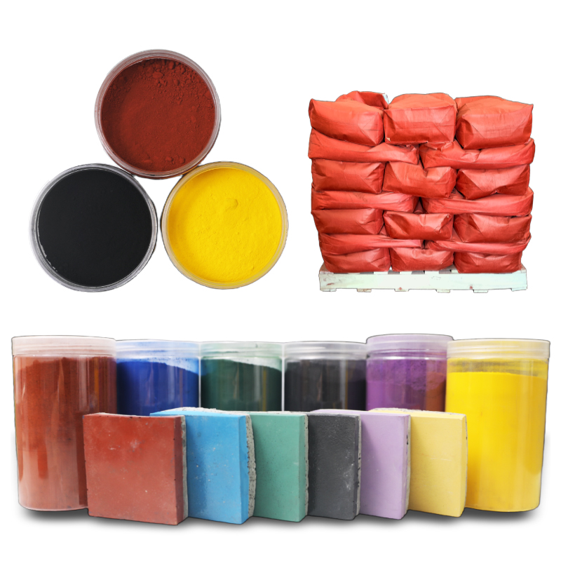 Manufacturers Color Powder Pigment Synthetic Iron Oxide Red Yellow Black Blue Green Brown For Concrete/Bricks/Paints