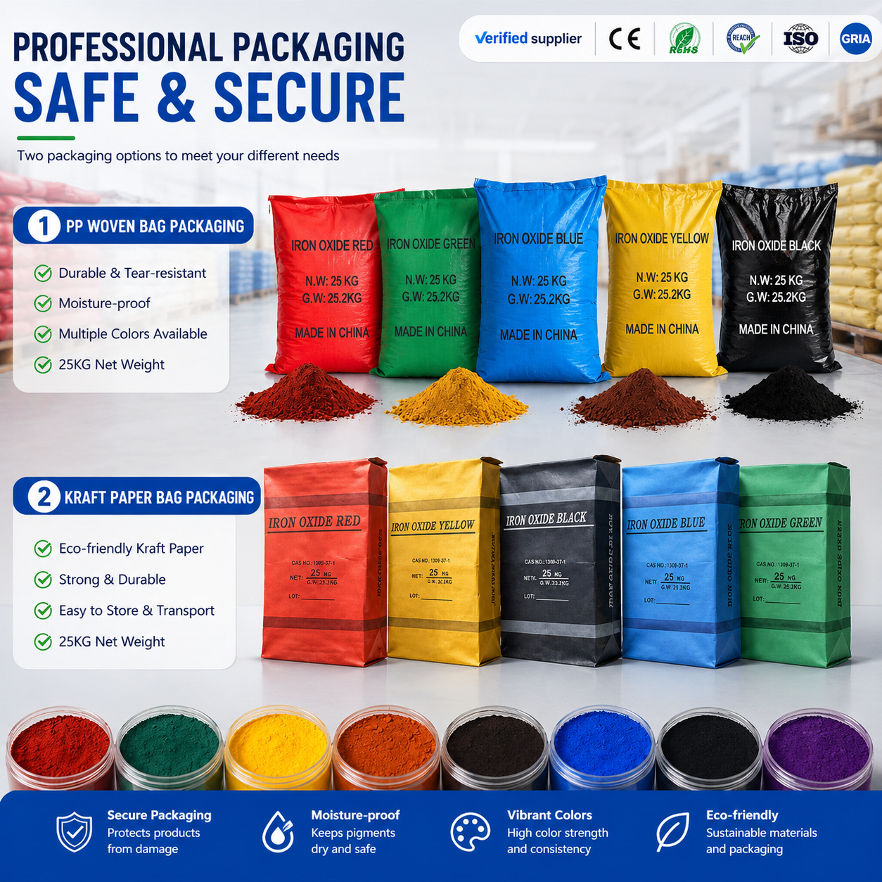 Wholesale Color Pigment Iron Oxide Powder Concrete Iron Oxide Color Cement Pigments Black Iron Oxide Pigments Color