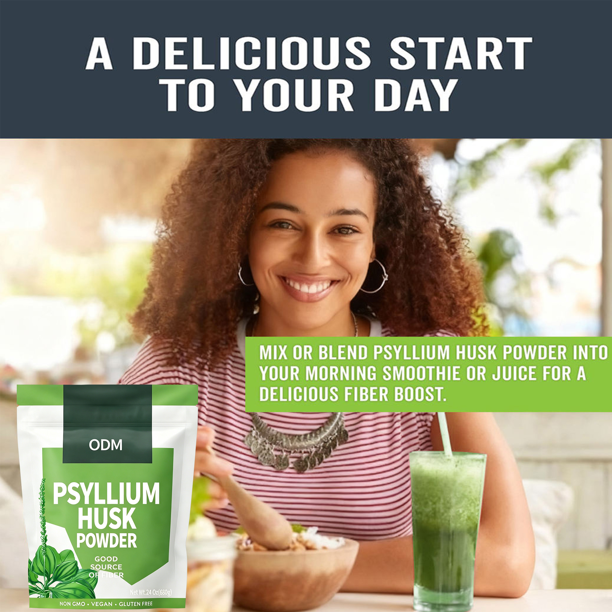 ODM Psyllium Husk Herbal Supplements Powder