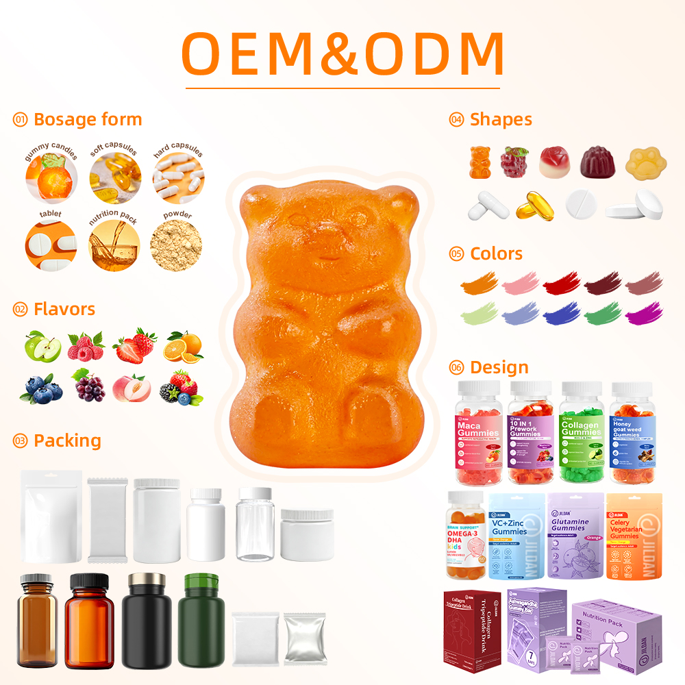 Wholesale Custom Lactobacillus Bifidobacterium Digestive Support Supplements Vitamins To Regulate Intestines Probiotics Gummies