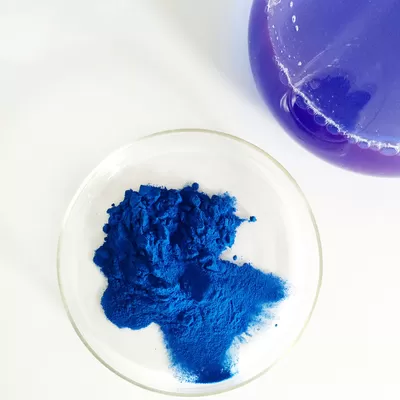Natural Plant Pigment Colour Gardenia Jasminoides Ellis Extract E30-E100 Gardenia Blue Powder