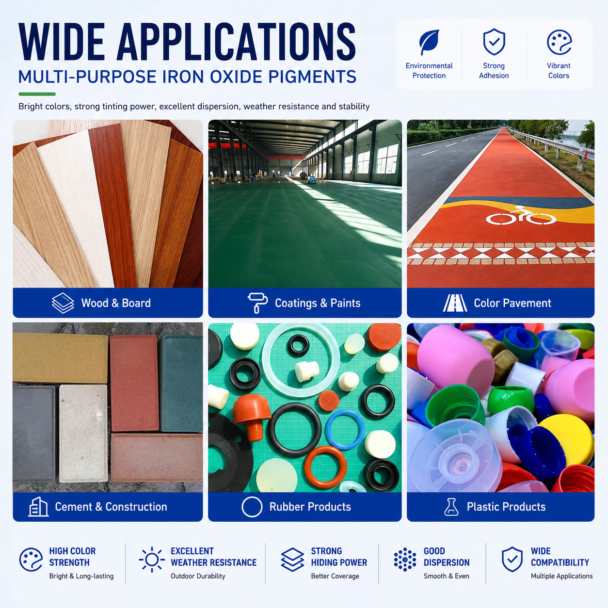 Wholesale Color Pigment Iron Oxide Powder Concrete Iron Oxide Color Cement Pigments Black Iron Oxide Pigments Color
