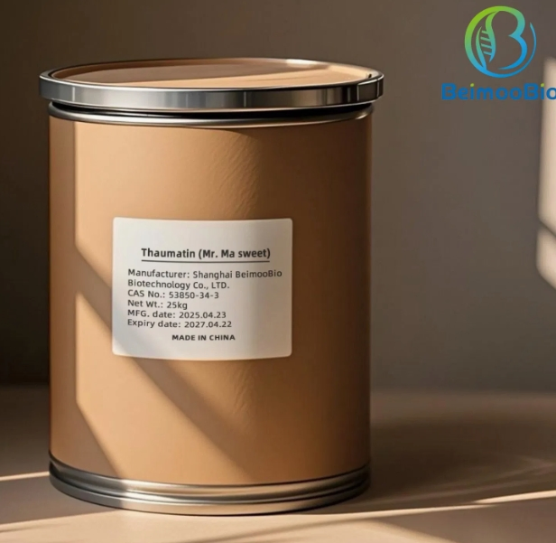 Wholesale Thaumatin High Purity Food Grade Sweetener Zero Calorie Certified Powder 1kg/25kg Bag CAS 53850-34-3