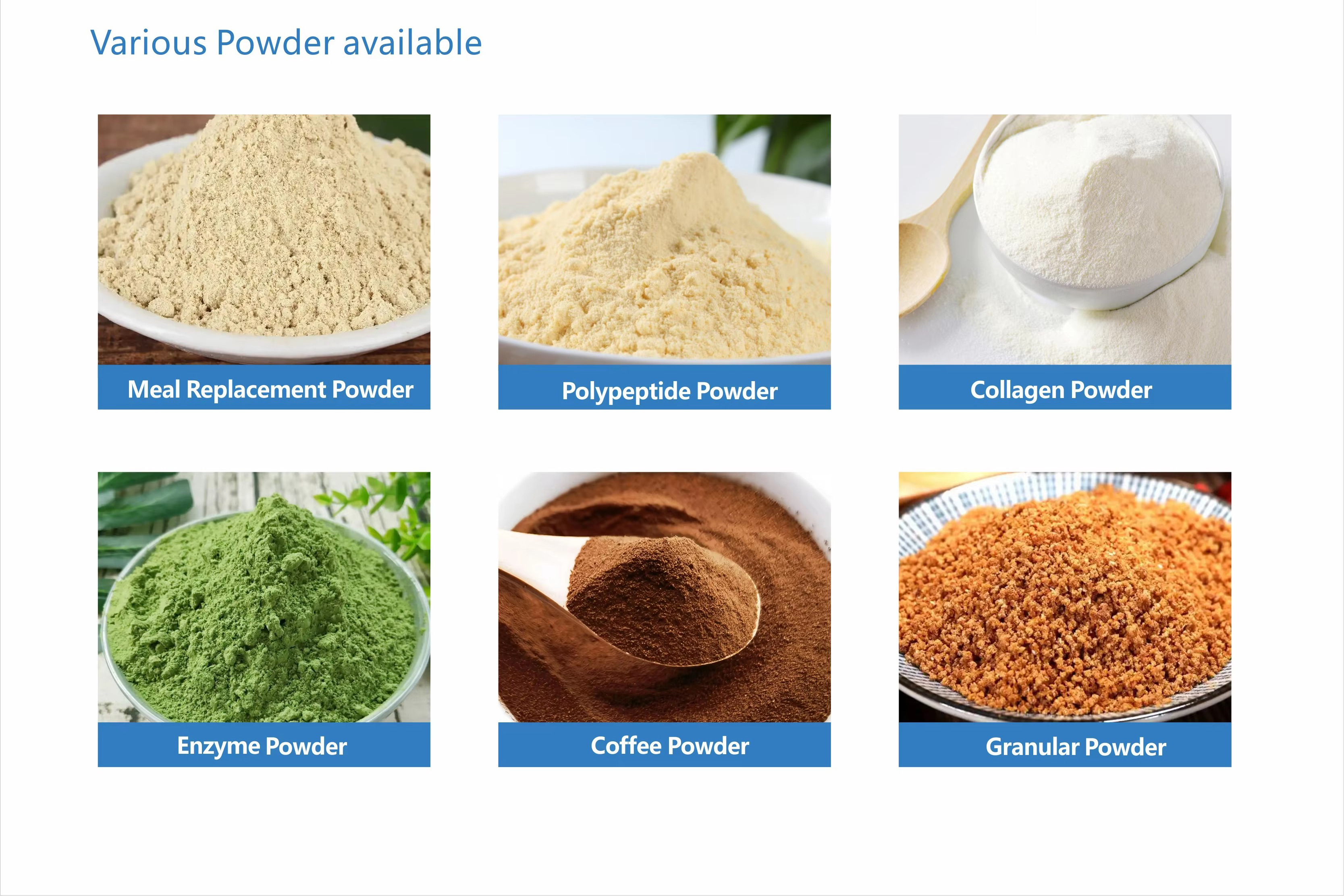 Powder Multiple Molds Selection