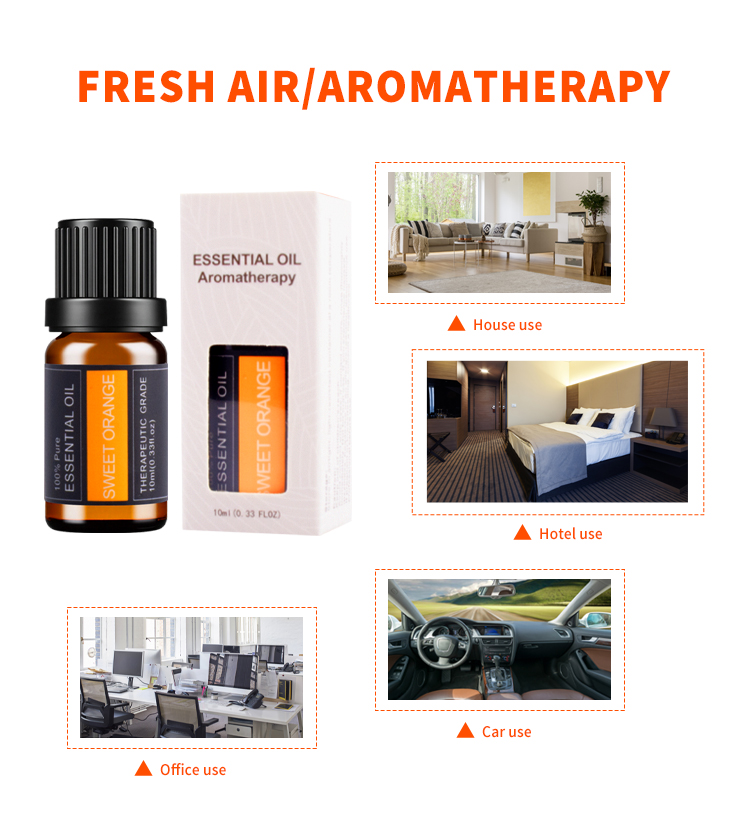 Manufacturers Sell Therapeutic Grade Herbal Essential Oil Certified Aromatherapy Massage Rose Jasmine Sweet Orange Home Hotel