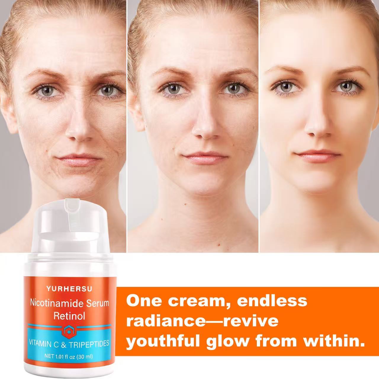 Whole Sale High-Potency Vitamin C Tripeptide Anti-Aging Serum Brightening Firming Dullness Correction Long-Lasting Moisture