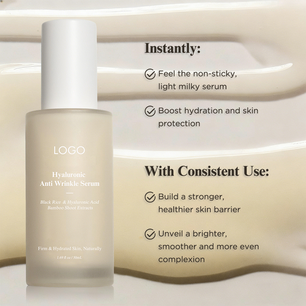 Skincare Face Serum Manufacturer Nourishing Revitalizing Age-Defying Improve Skin Elasticity Hyaluronic Anti Wrinkle Serum