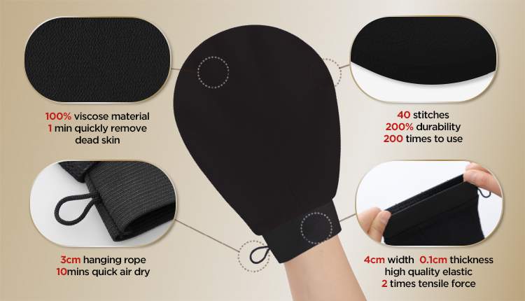 Exfoliating Scrub Mitt Features