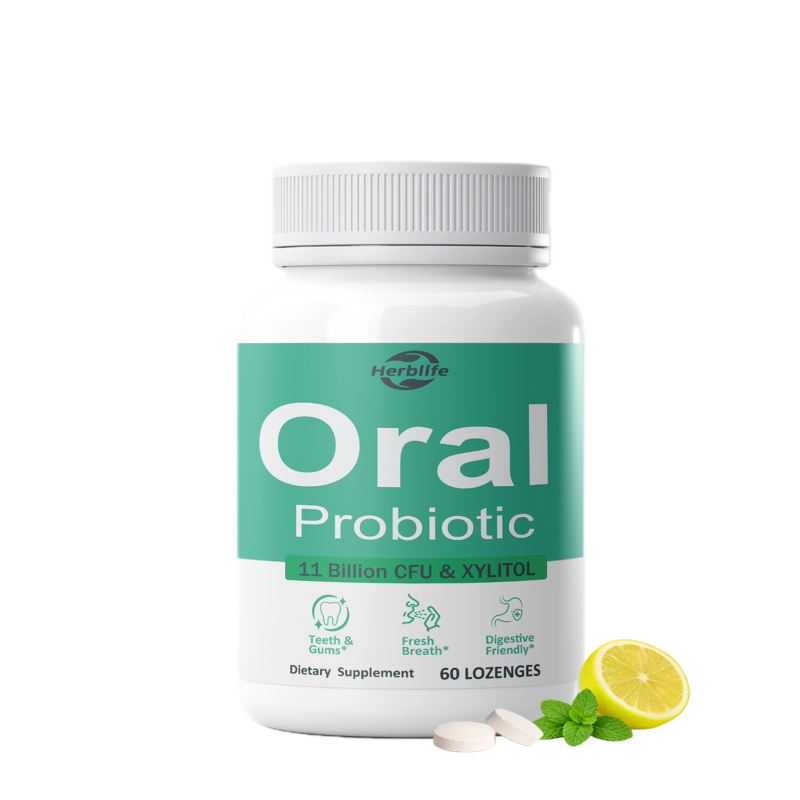 OEM Private Labels Oral Probiotic Lozenges with 11B CFU for Oral Microbiome Balance for Oral Health and Fresh Breath