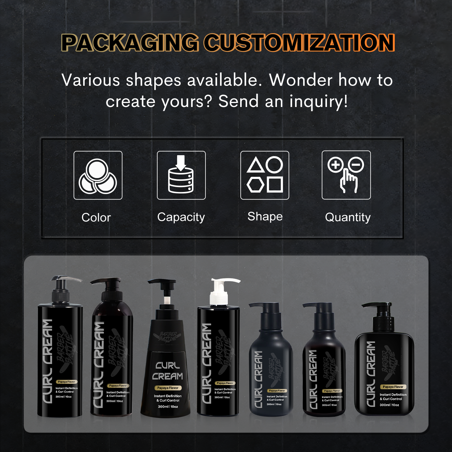 CPNP FDA GMP Private Label Barber Men Natural Curl Styling Control Cream For Professional Buyer Supply Chain EU US AU Market