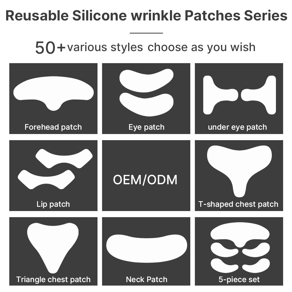 Factory Direct Silicone Wrinkle Pad OEM Skin Lifting Tightening Moisturizing Nourishing Anti Aging Facial Body Care Patches