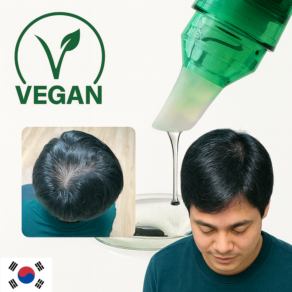 Korean Hair Growth Scalp Ampoule Vegan Essence Treatment Anti Hair Loss Serum Natural