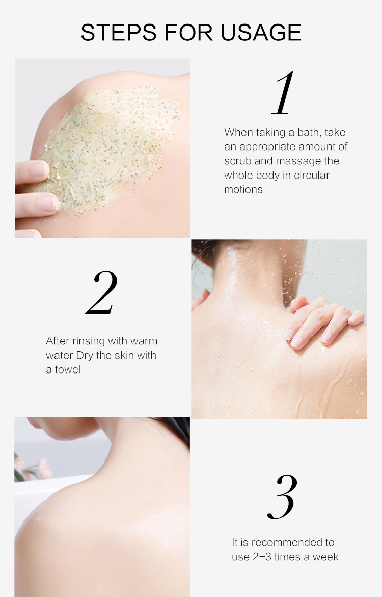 Body scrub product presentation 7