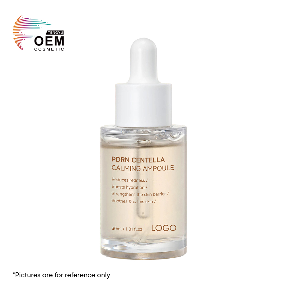 Skincare Oem/Odm Factory Glowing Reduce Redness Face Mositurizer Skin Serum Pdrn Centella Calming Ampoule