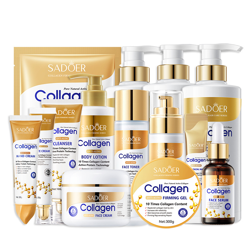 Hot Selling Skin Care Collagen Face Serum Lifting Firming Anti Wrinkle Anti Aging Intense Moisturizing Nourishing Gold Bone