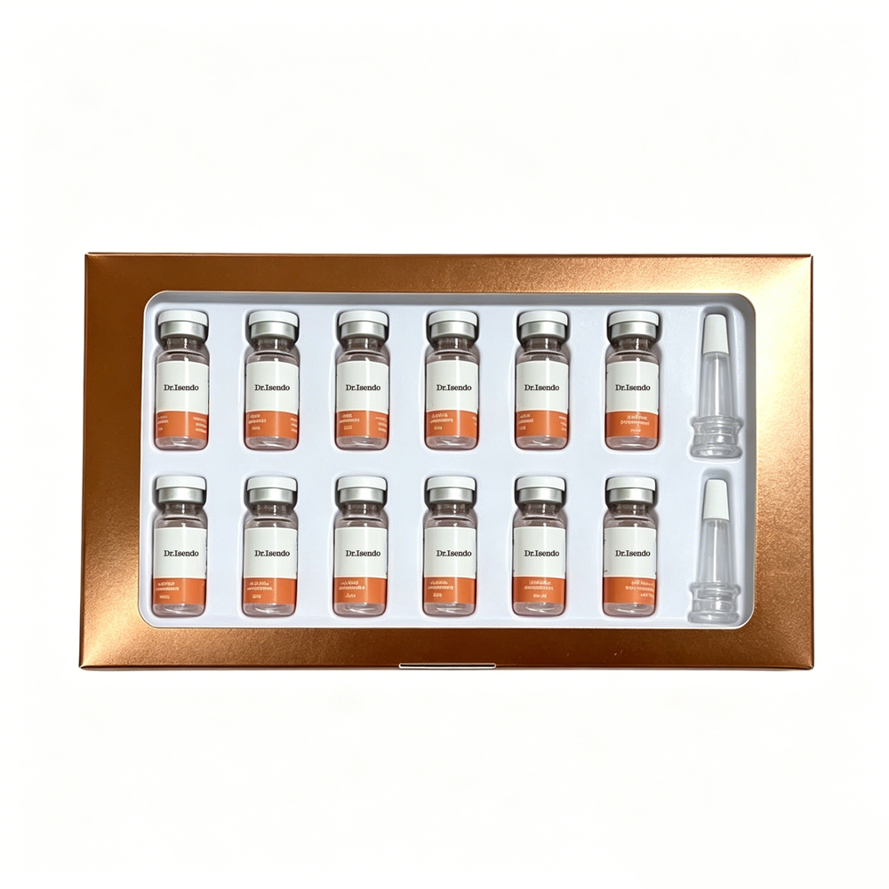 OEM ODM Hyaluronic Acid &amp; Niacinamide Brightening Anti-Aging Firming Face Serum Vitamin C Long-Lasting Hydration Skincare Set