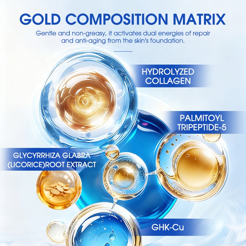 Private Label Anti-Aging Firming Moisturizing Face Cream with GHK-Cu Copper Peptide and Retinol OEM ODM Skin Care Creams