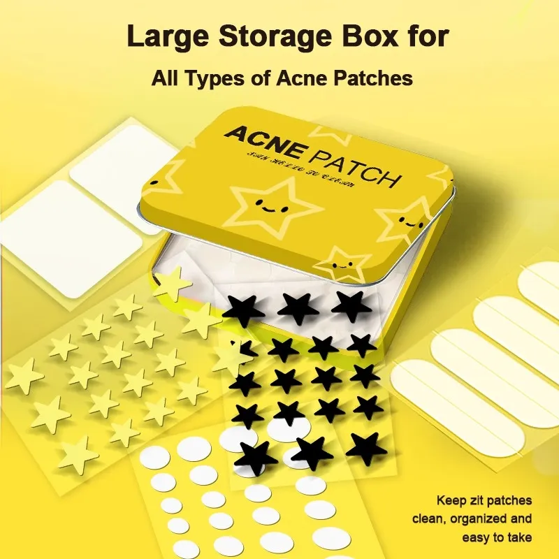Soothing Skin Repair Acne Patch Oil Control Spot Treatment with Iron Box