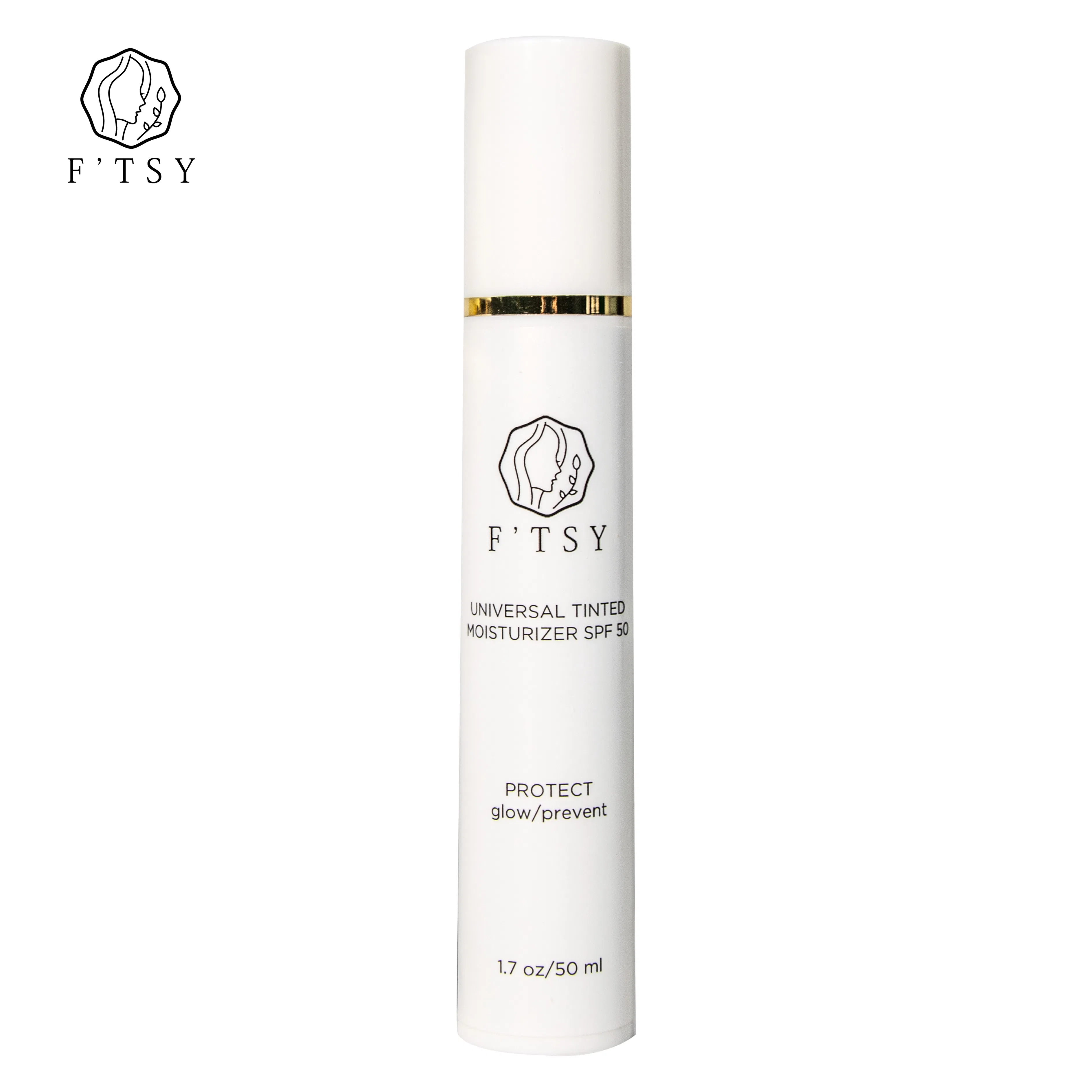 Private Label SPF 50 Tinted Sunscreen Natural Tinted Moisturizer