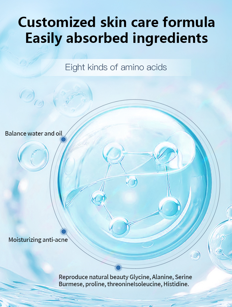 Private Label Salicylic Acid Collagen Skin Care Kit Moisturizing Korean Cosmetic Essence, Water, Cream, Essence Skin Care Set