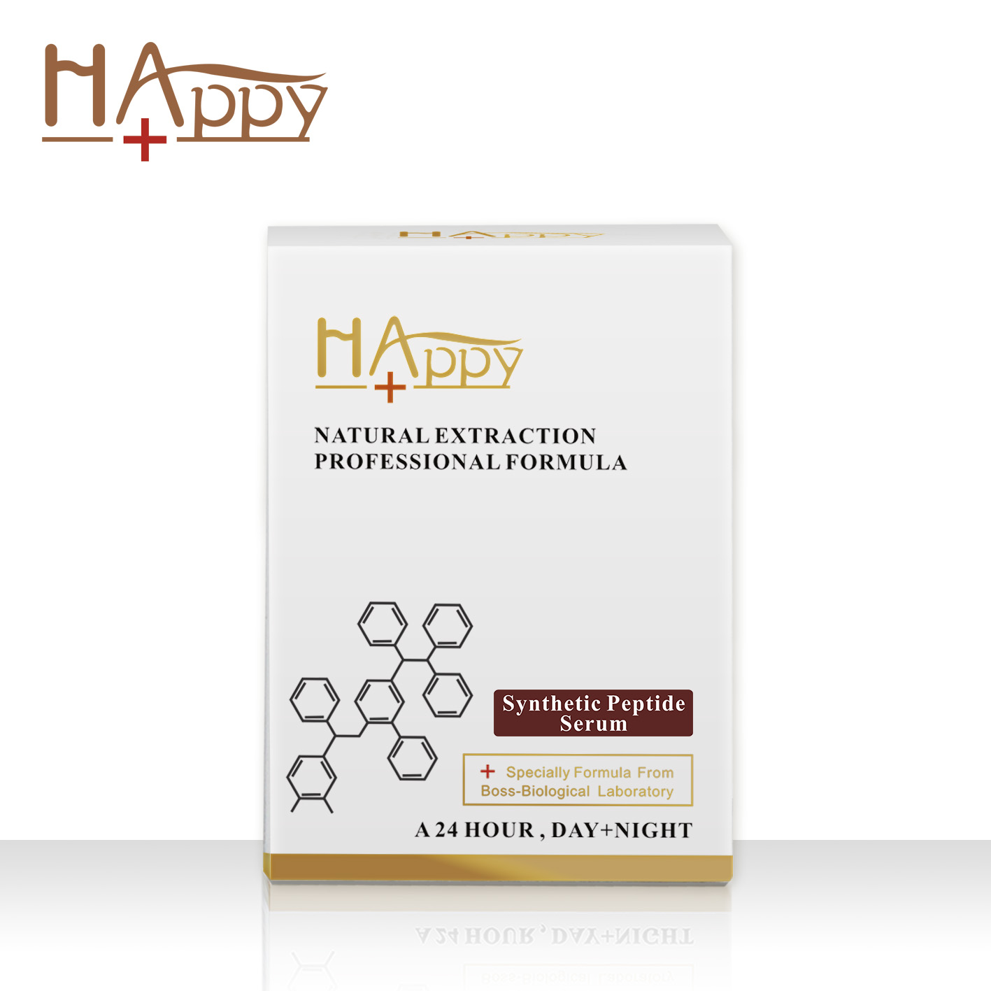 Advanced Multi-Peptide Complex Serum - Effective Happy+ Synthetic Peptide Treatment for Daily Skin Repair and Radiance