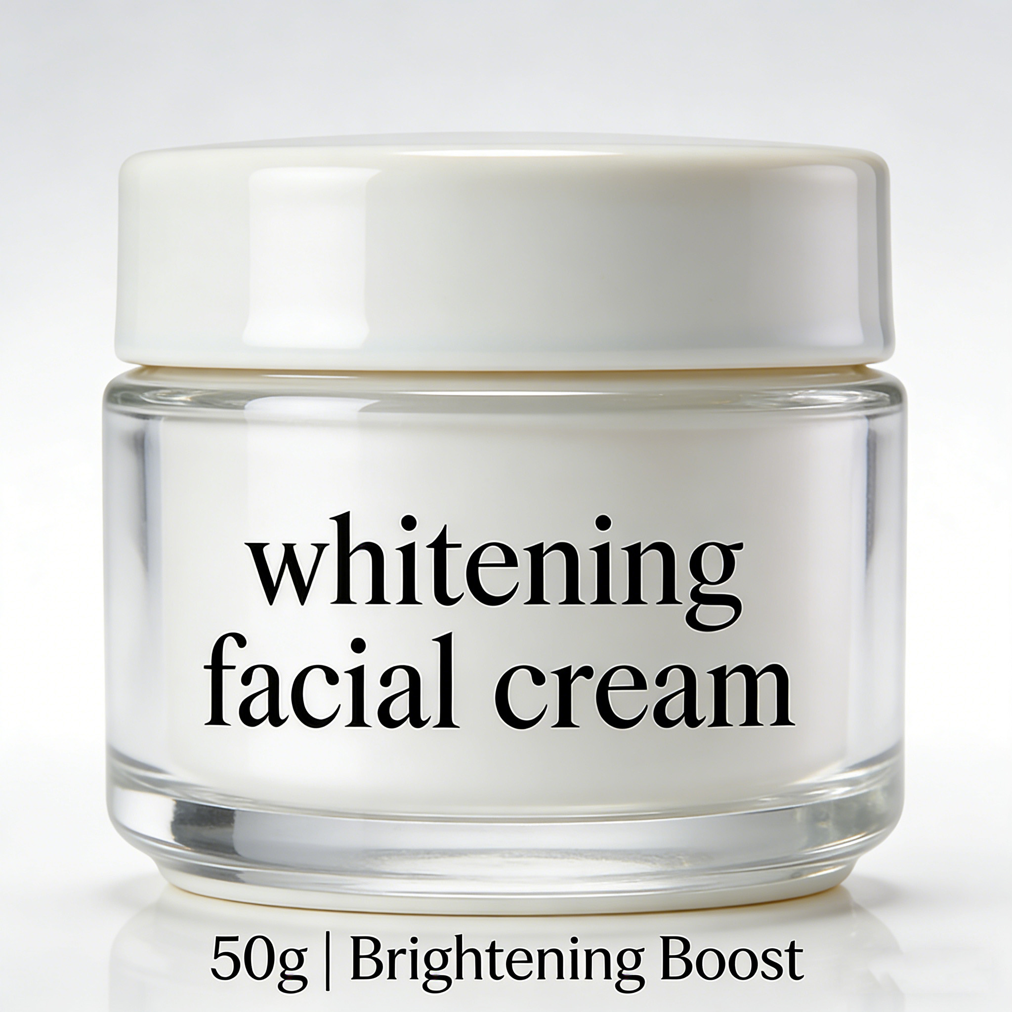 Fast Whitening Facial Cream With Glutathione &amp; Kojic Acid - Brighten Dark Spots, Organic Plant Extracts For Even Skin Tone