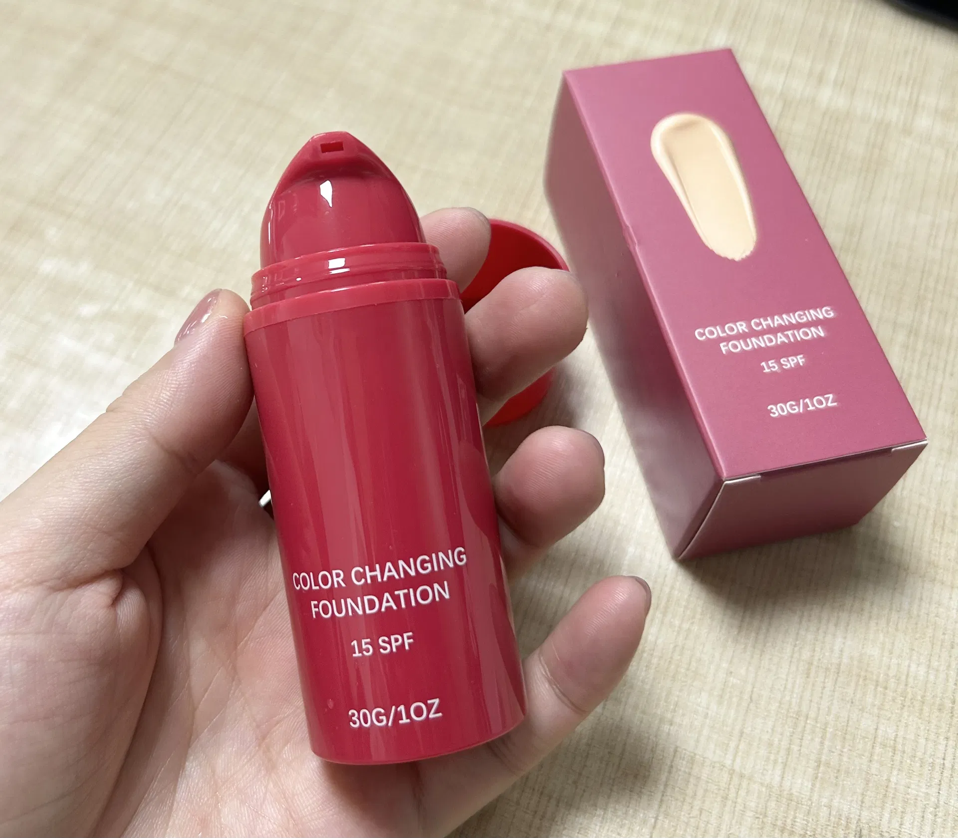Private Label Mineral Tinted Sunscreen Serum Drops Vegan Organic Hyaluronic Acid SPF 50+ Moisturizer Sun Protector for Face