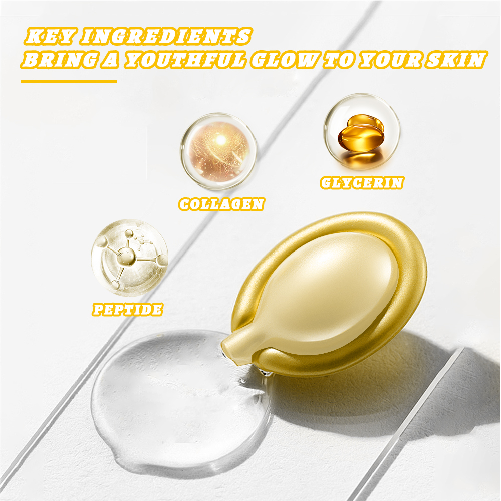 Private Label Advanced Collagen Capsule Boost Anti Aging Serum Anti Wrinkle Serum for Face