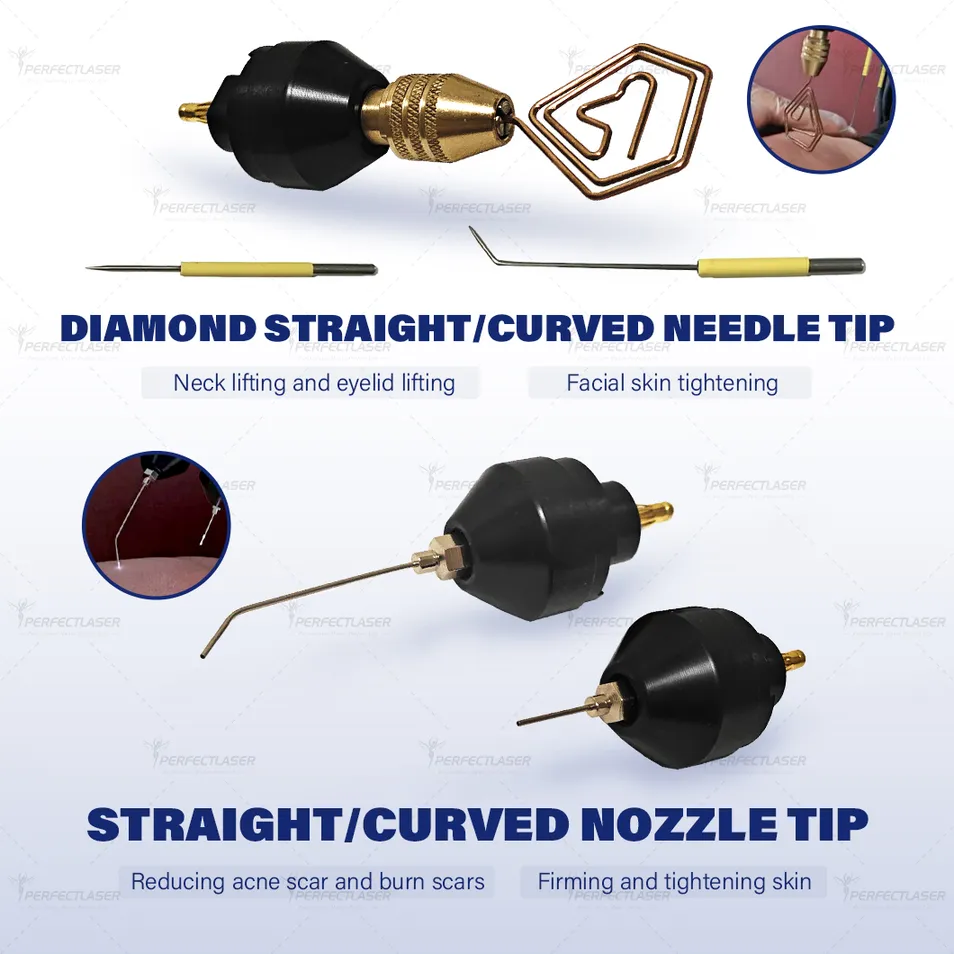 Diamond Straight/Curved Needle/ Nozzle Tips