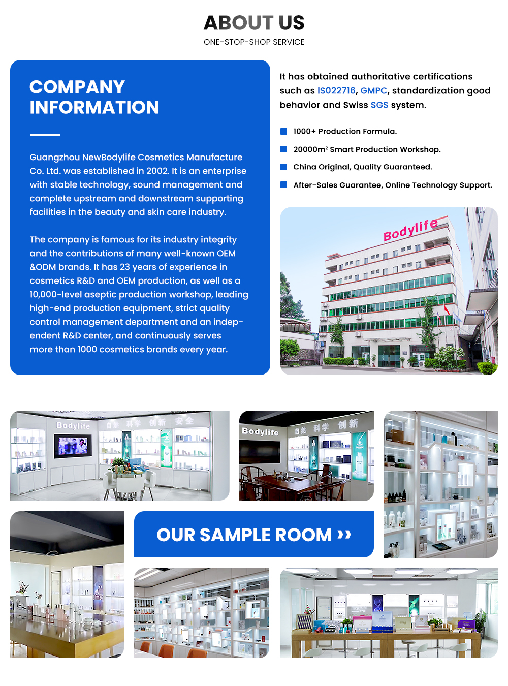 Company overview banner