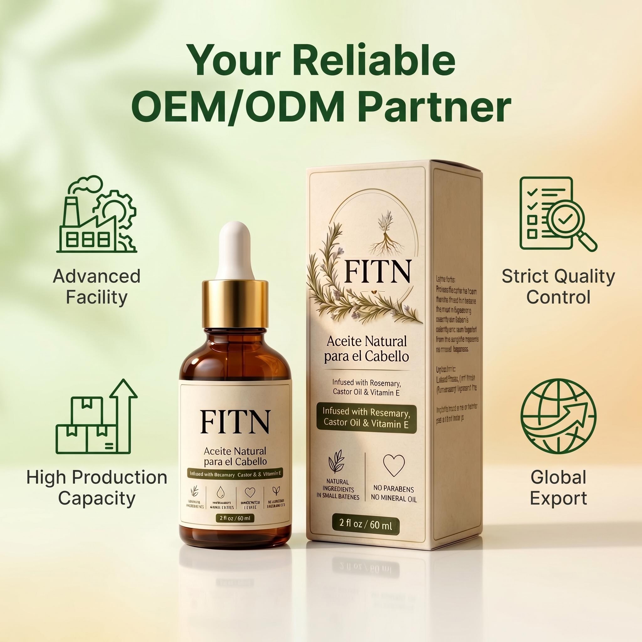 Redensyl 3 Biotin Hair Growth Serum Anti Hair Loss Treatment Scalp Repair Liquid GHK-Cu Peptide Private Label Professional Label
