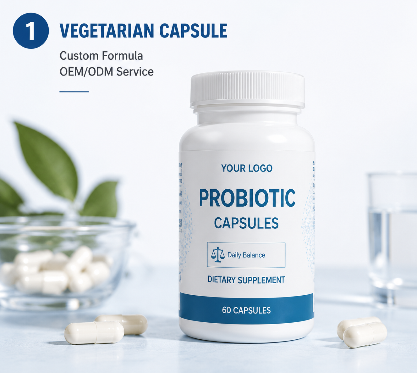 Custom Formula Probiotic Capsules OEM ODM Nutrition