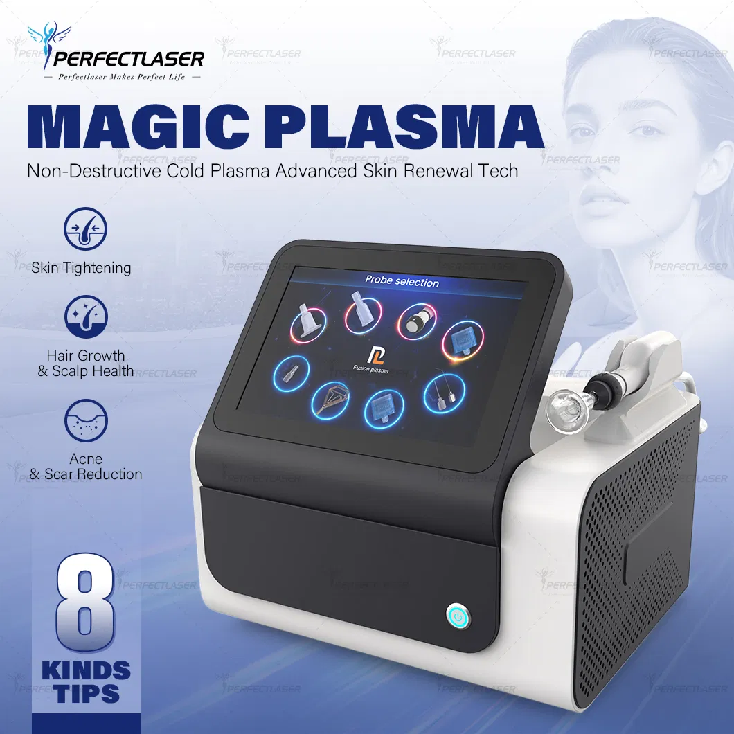 New Generation Cold Plasma Technology 8-in-1 Facial Function Beauty and Skincare OEM/ODM