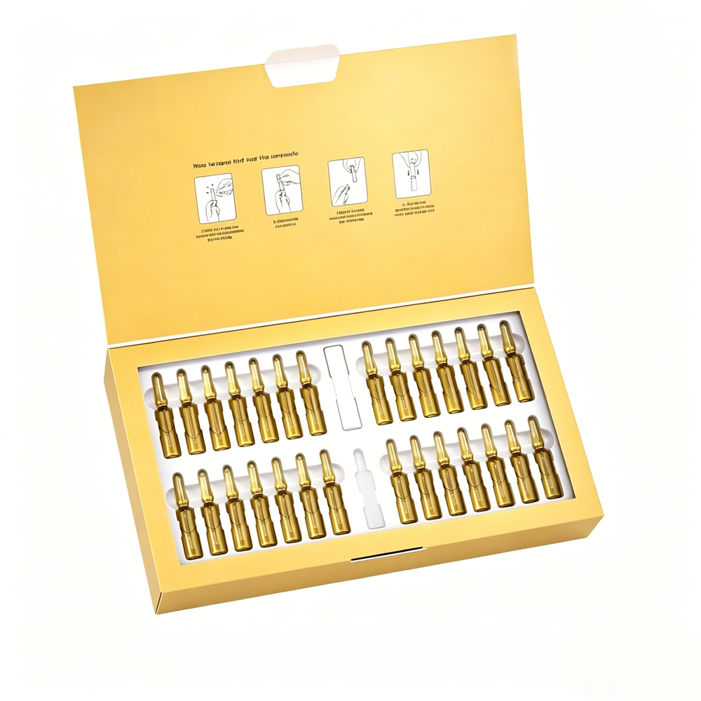 OEM ODM Hyaluronic Acid &amp; Niacinamide Brightening Anti-Aging Firming Face Serum Vitamin C Long-Lasting Hydration Skincare Set
