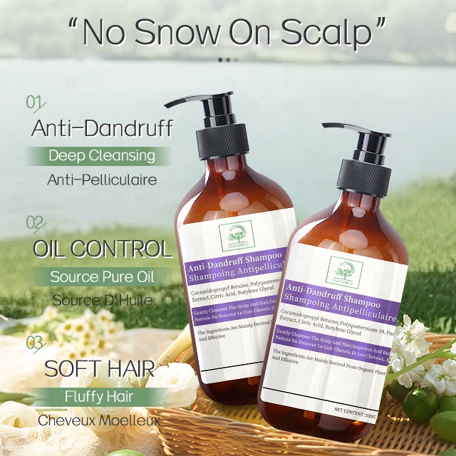 Private Label Dandruff Removal Anti Dandruff Shampoo Dryness and Itch Relief for Dry and Itchy Scalp Dry Scalp Treatment