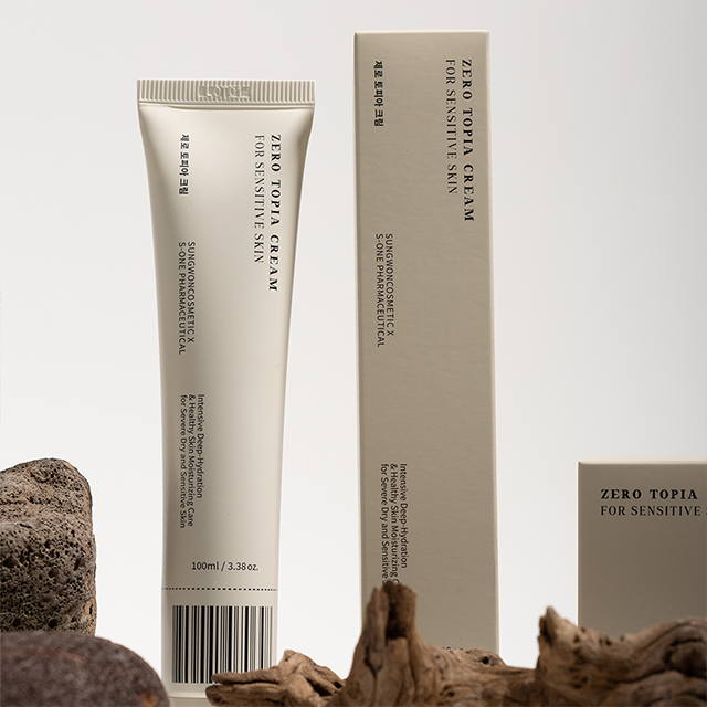 Korean Beauty Zero Topia Ultra Moisturizing Vegan Cream For Sensitive And Extra Dry Skin Care
