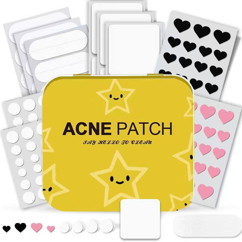 Soothing Skin Repair Acne Patch Oil Control Spot Treatment with Iron Box