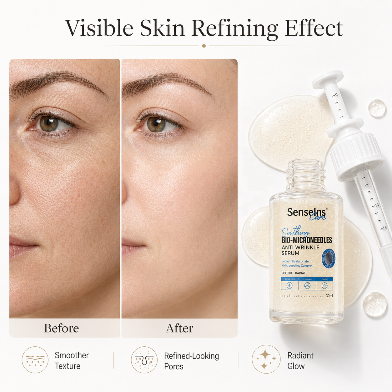 New PDRN Microneedle Serum Supplier China Bulk Anti Wrinkle Serum With Soluble Microneedles OEM Anti Aging Facial Serum for Face