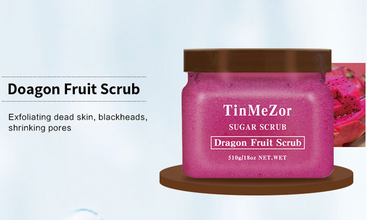 Exfoliating Body Wash Scrub With Fruit Extracts Dead Skin Remover Hydrating Shower Gel Cream