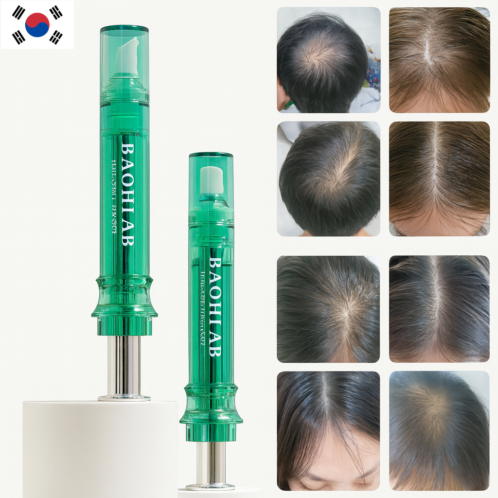 Korean Hair Growth Scalp Ampoule Vegan Essence Treatment Anti Hair Loss Serum Natural