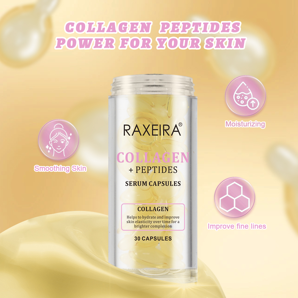 Private Label Advanced Collagen Capsule Boost Anti Aging Serum Anti Wrinkle Serum for Face