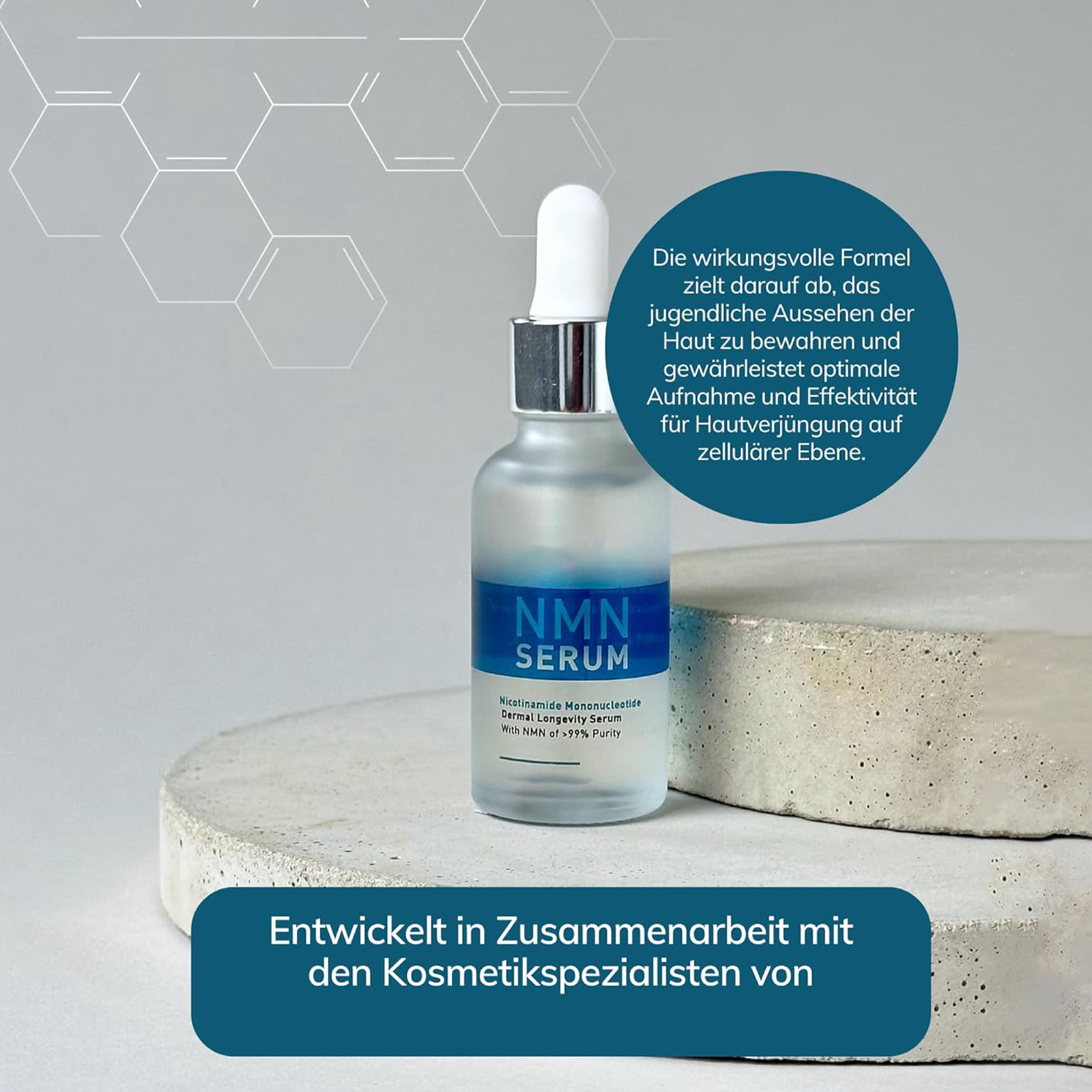 BLIW Private Label Whitening Moisturizing Anti Aging Rejuvenating Skin Care Effective High Purity NMN Serum for Skin Longevity