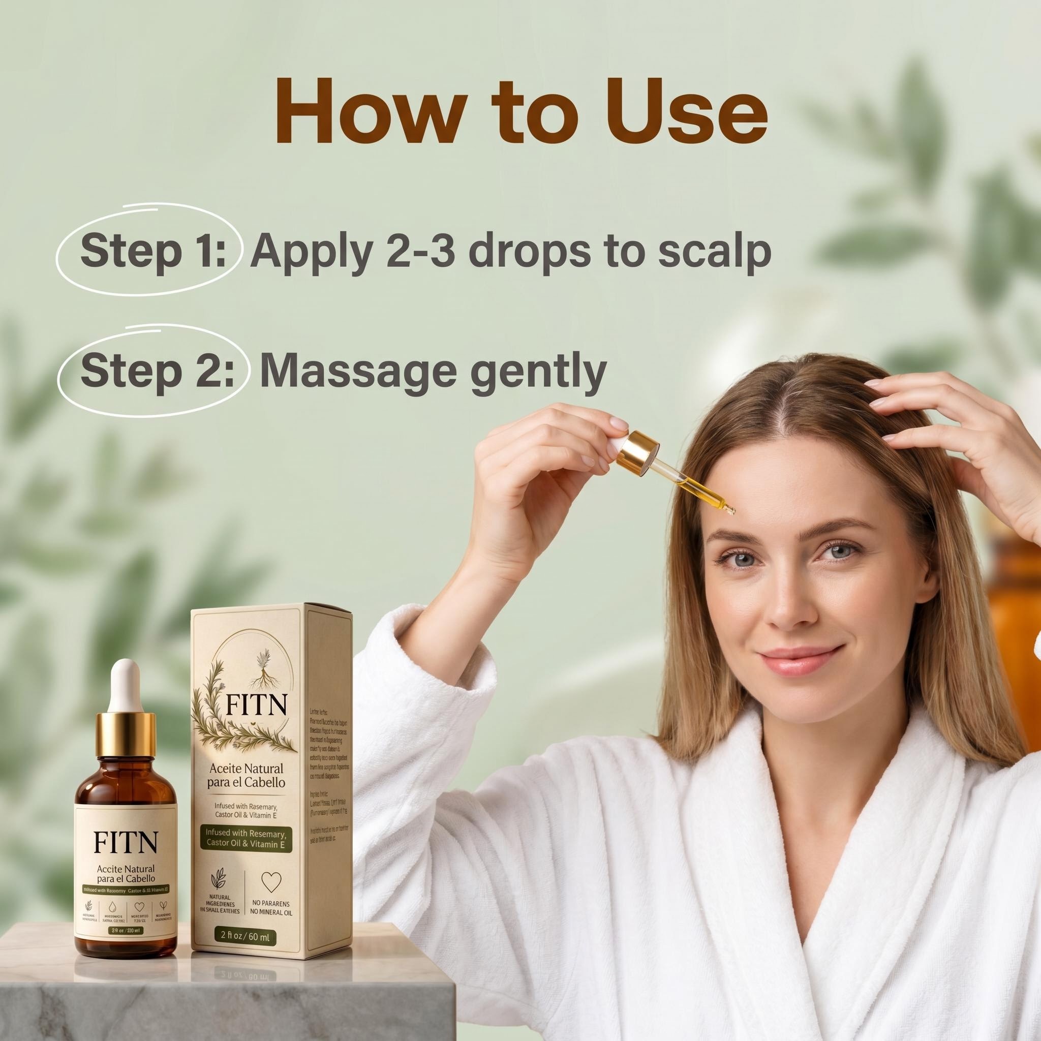 Redensyl 3 Biotin Hair Growth Serum Anti Hair Loss Treatment Scalp Repair Liquid GHK-Cu Peptide Private Label Professional Label