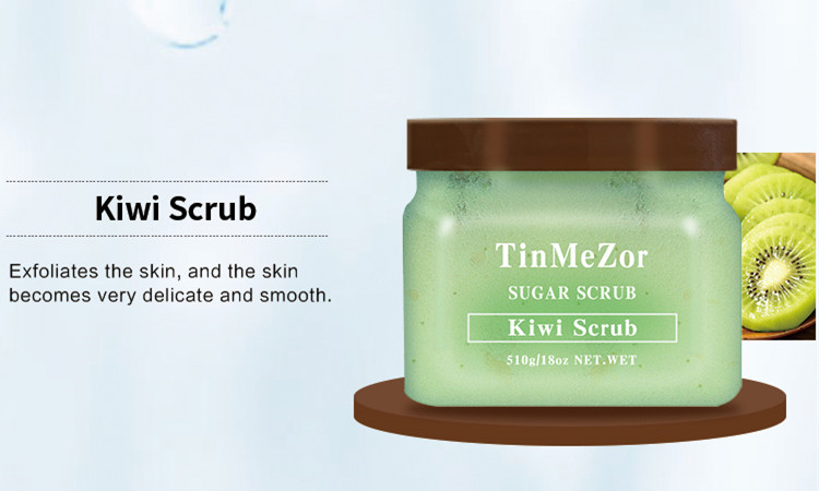 Exfoliating Body Wash Scrub With Fruit Extracts Dead Skin Remover Hydrating Shower Gel Cream