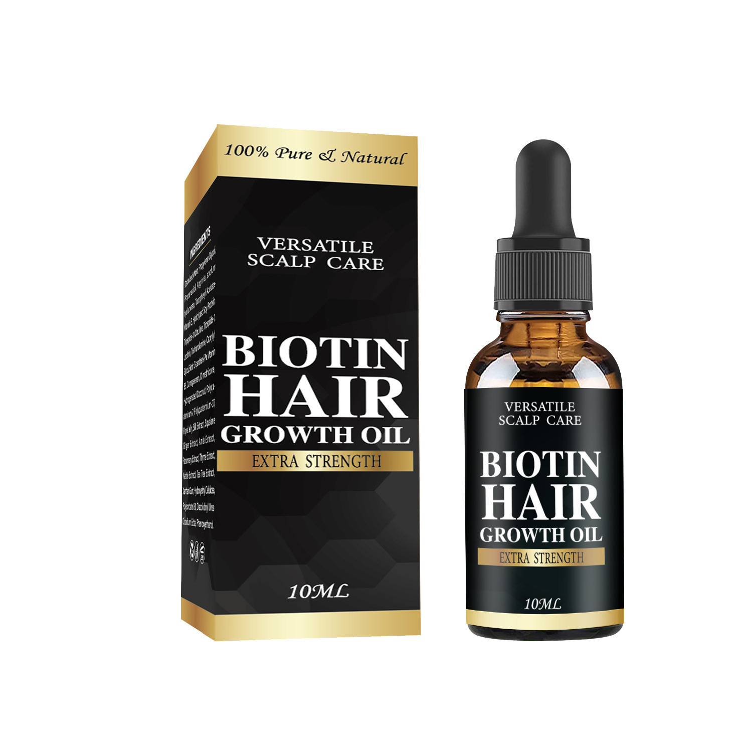 Private Label Wholesale Nourishing Scalp Elixirs Hair Care Treatment Biotin Hair Growth Oil Serum Anti Hair Loss